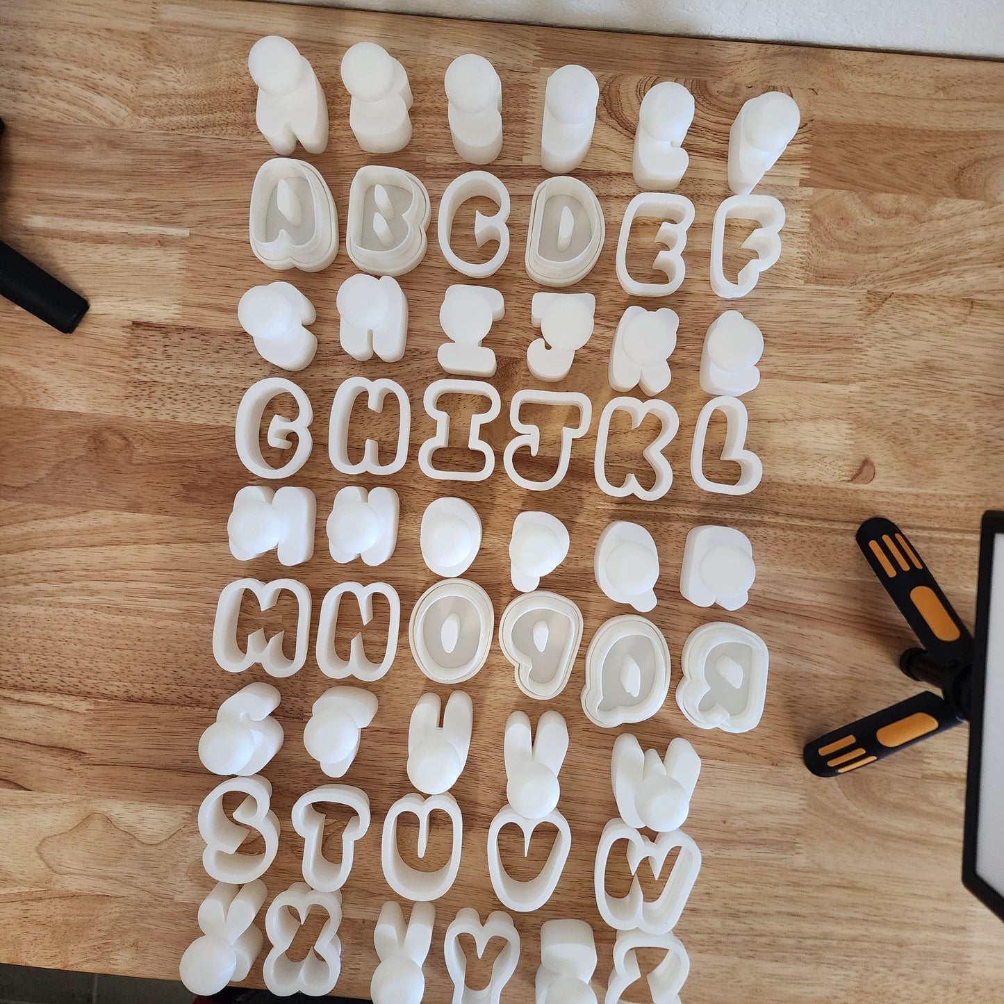 Alphabet Cake Pop Cutters & Indent Press Set – Create Perfect Letter Cake Pops with Ease!