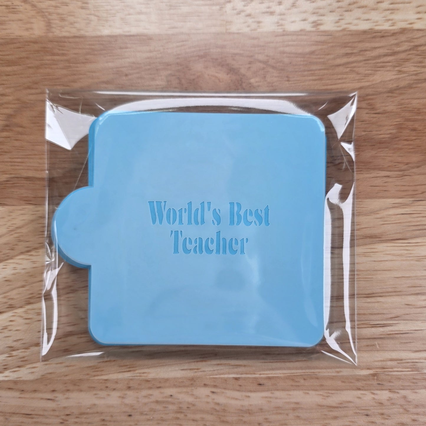 Teacher Appreciation Sayings Stencil Set – Mini Phrase Stencils for Cake Pops & Cookies