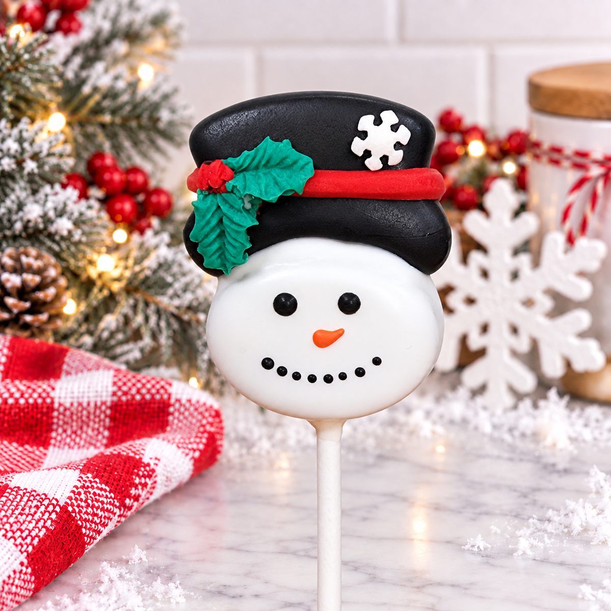 Snowman Cake Pop Cutter Set with Matching Plungers