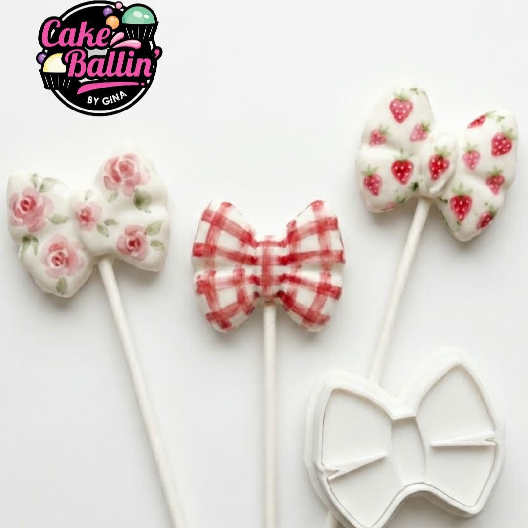Bow & Bow Tie Cake Pop cutter