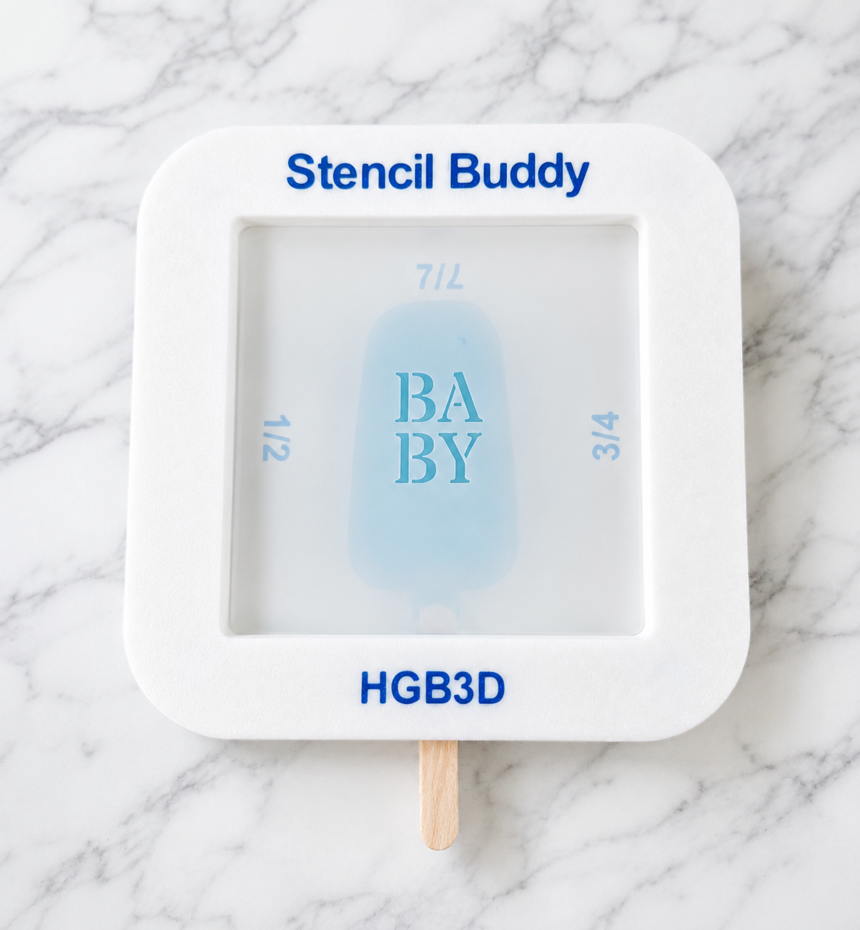 Cakesicle Stencil Buddy | Hands-Free Decorating Tool | Cakesicle Stencil Holder