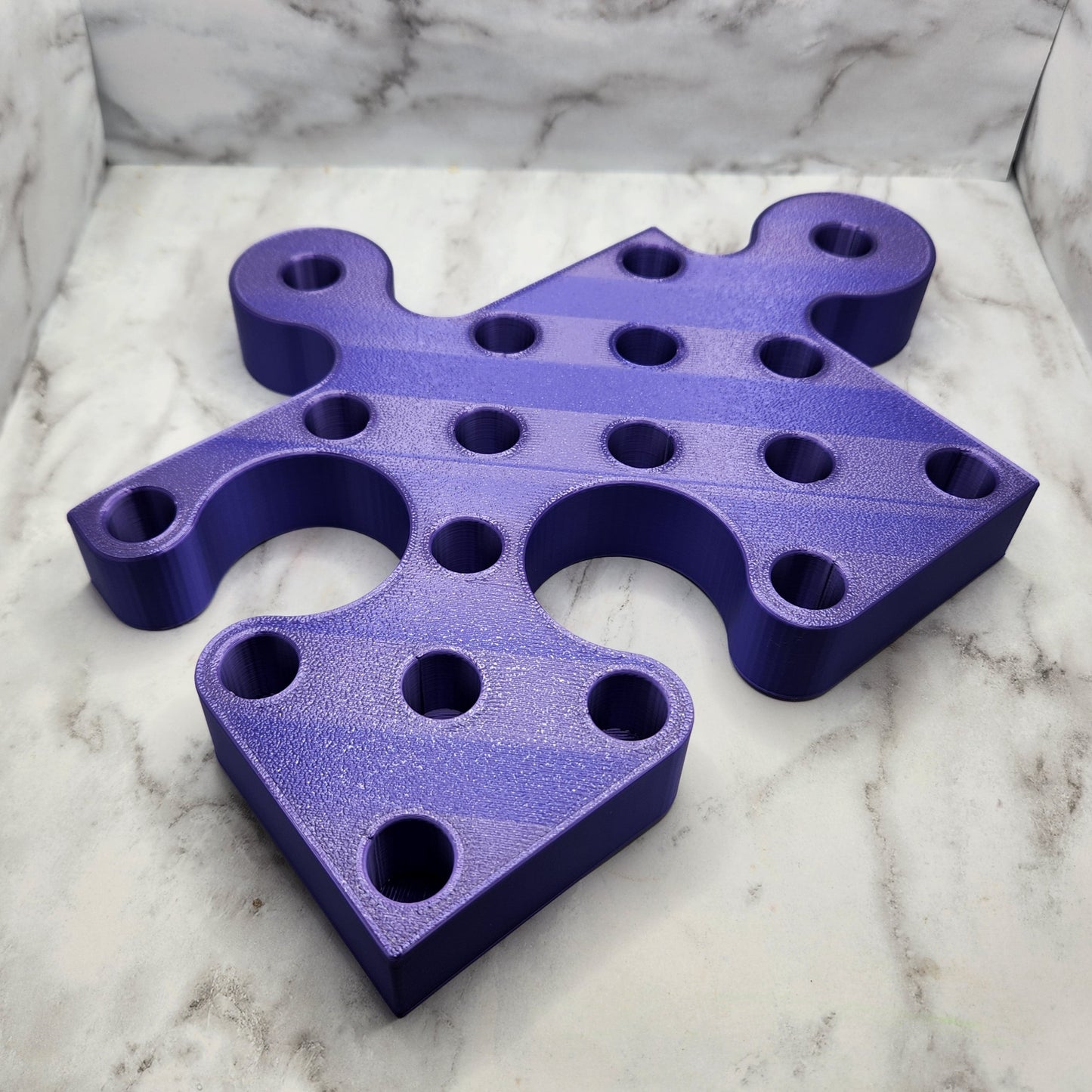 18 Hole Pretzel Rod stand Puzzle Pieces