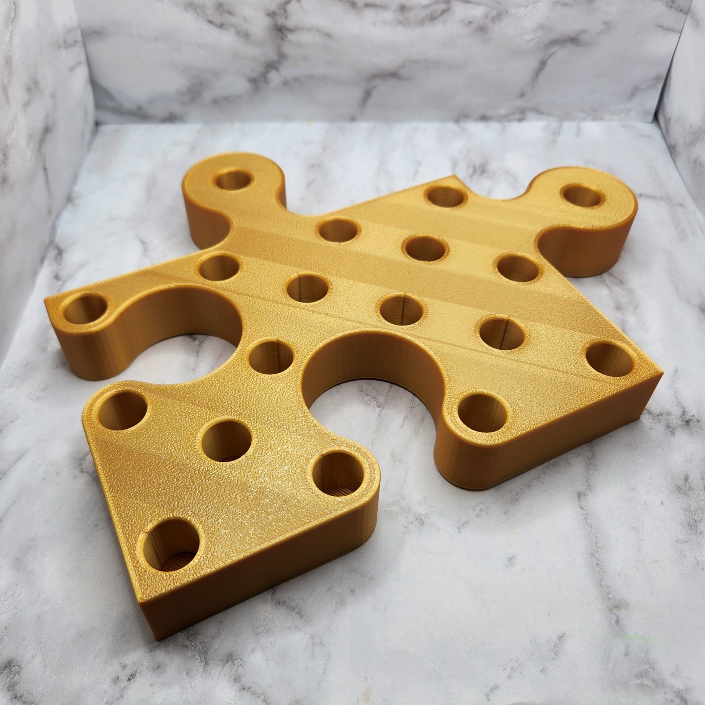 18 Hole Pretzel Rod stand Puzzle Pieces