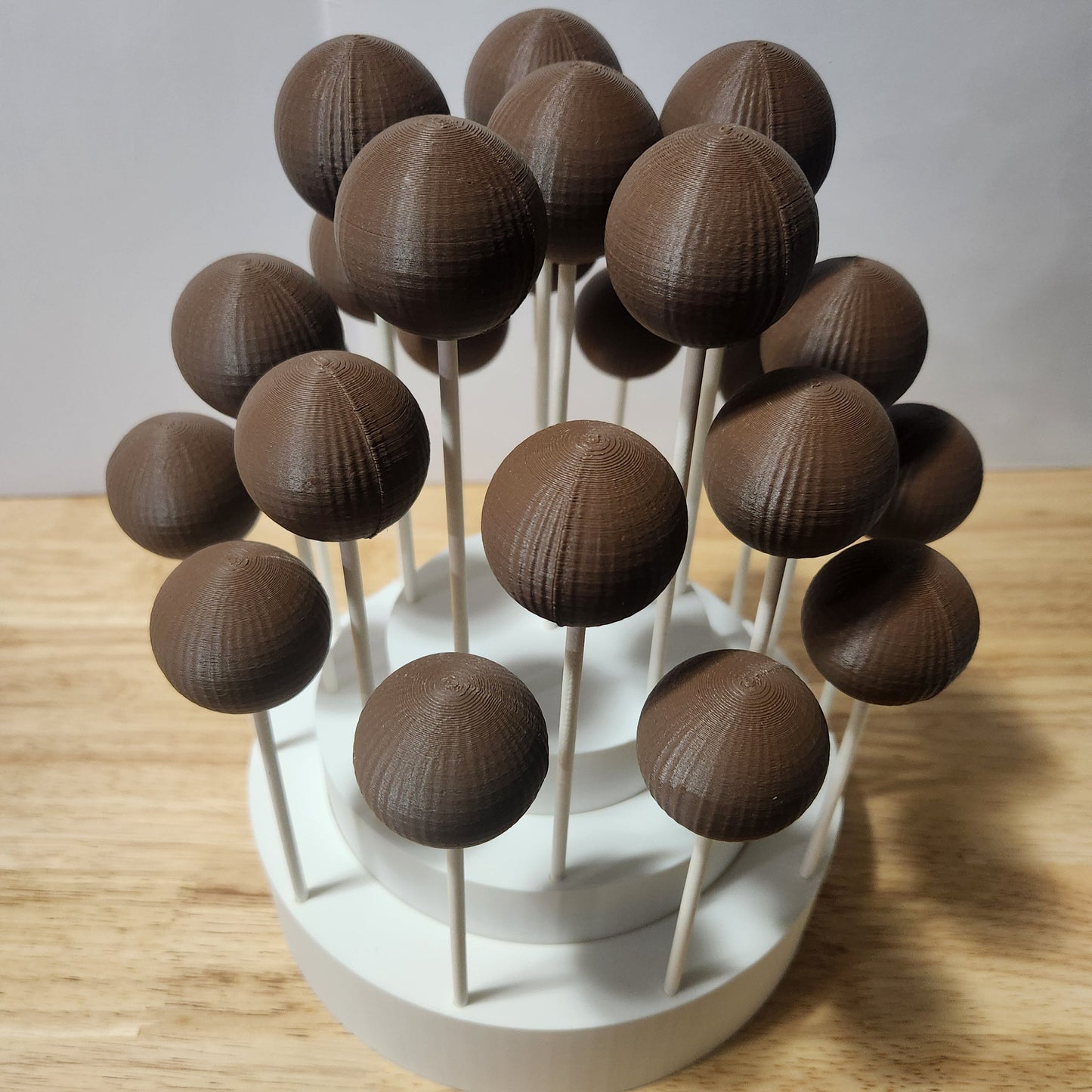 Collapsible Cake Pop Tower that holds 2 Dozen Cake Pops