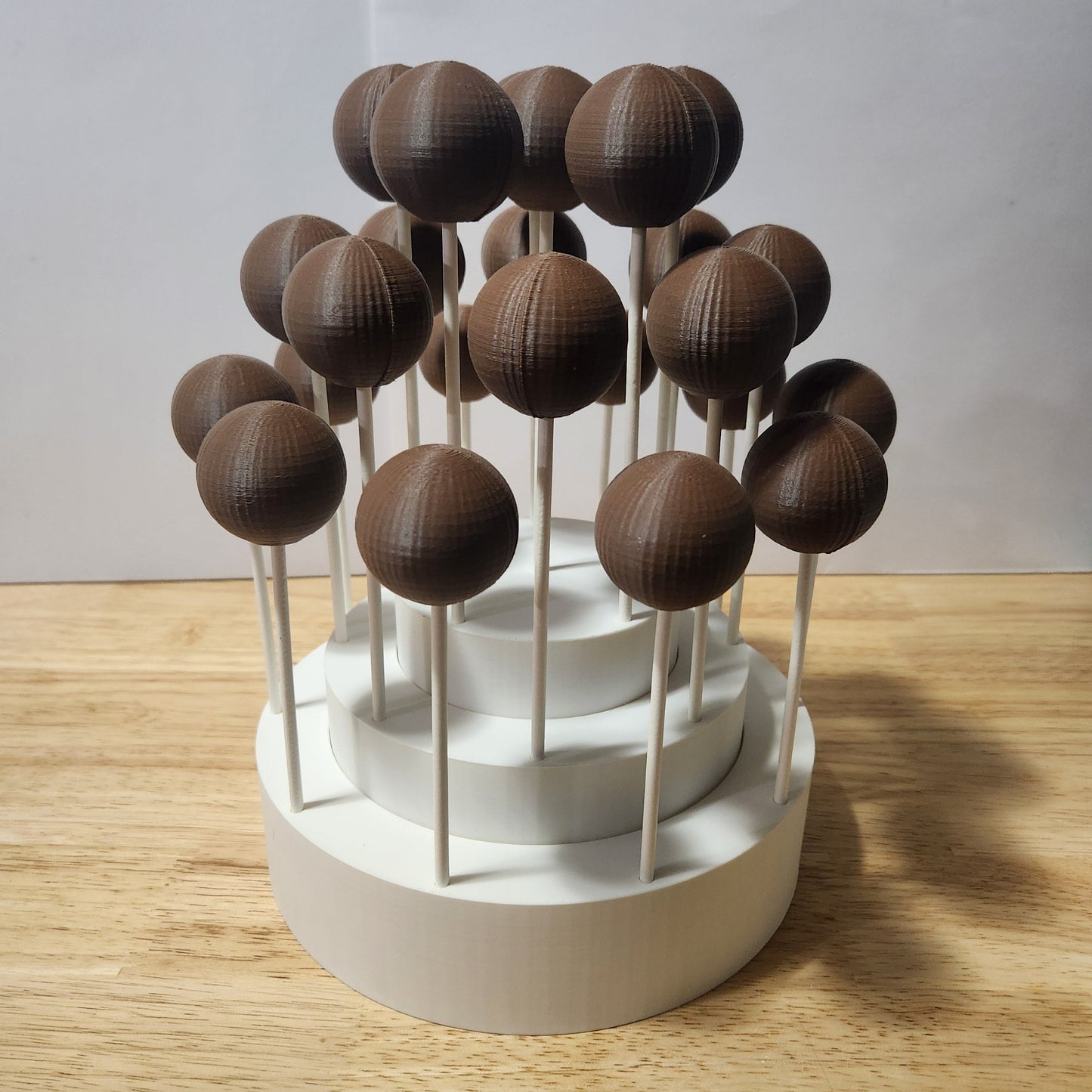 Collapsible Cake Pop Tower that holds 2 Dozen Cake Pops