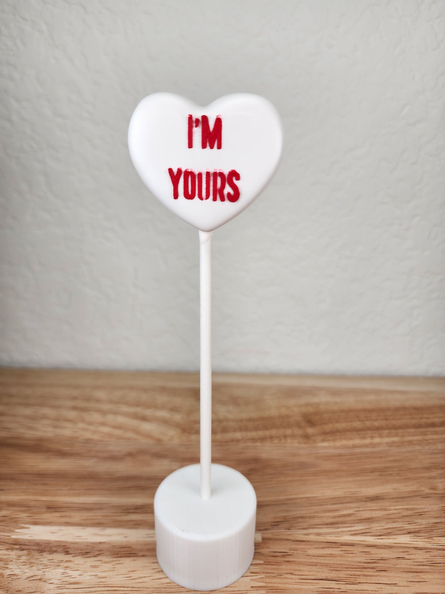 Conversation Heart Cake Pop Stencil Set