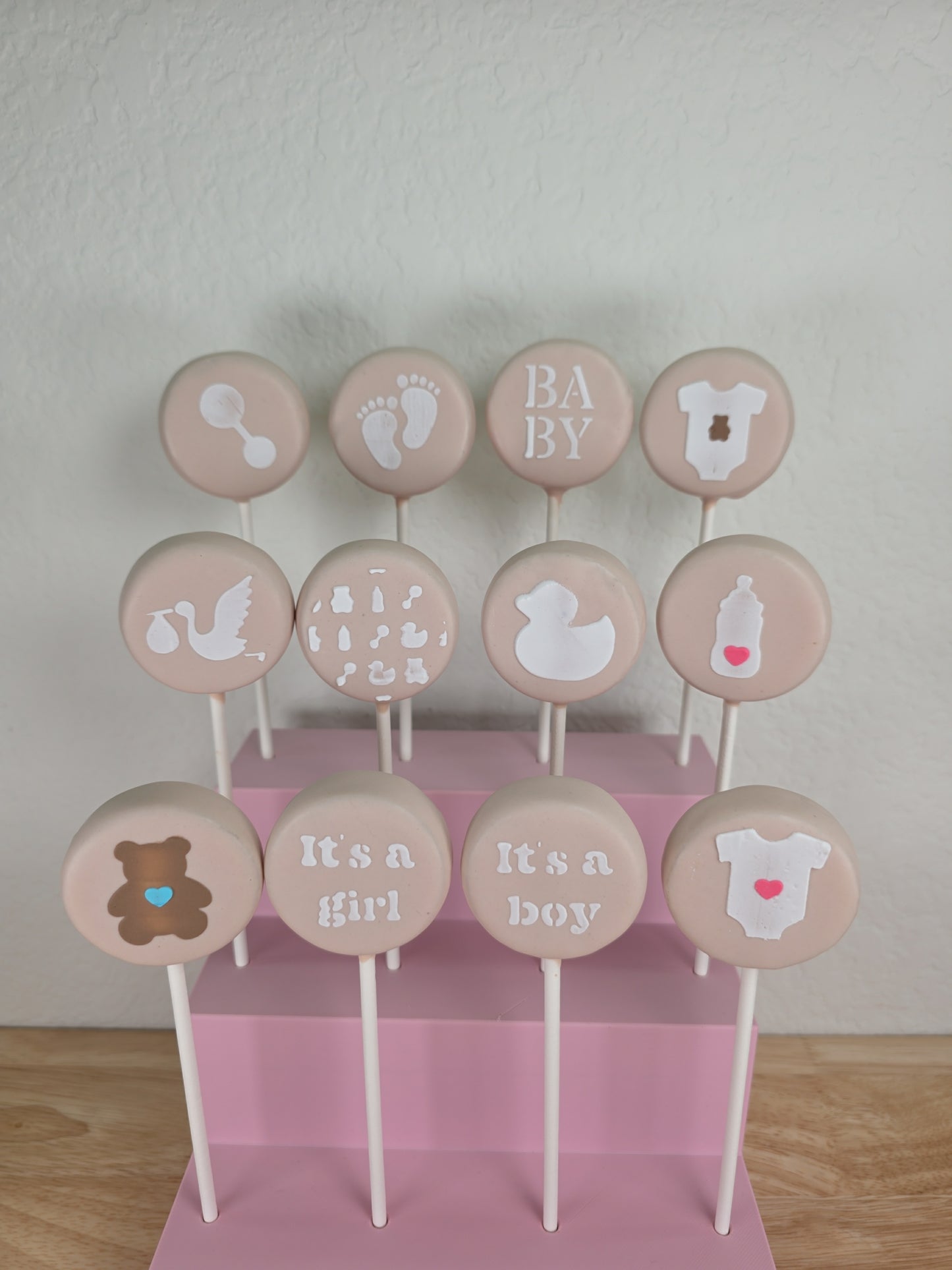 Baby Shower Cake Pop Stencil Set | Baby Stencils for Cake Pops, Cookies and More