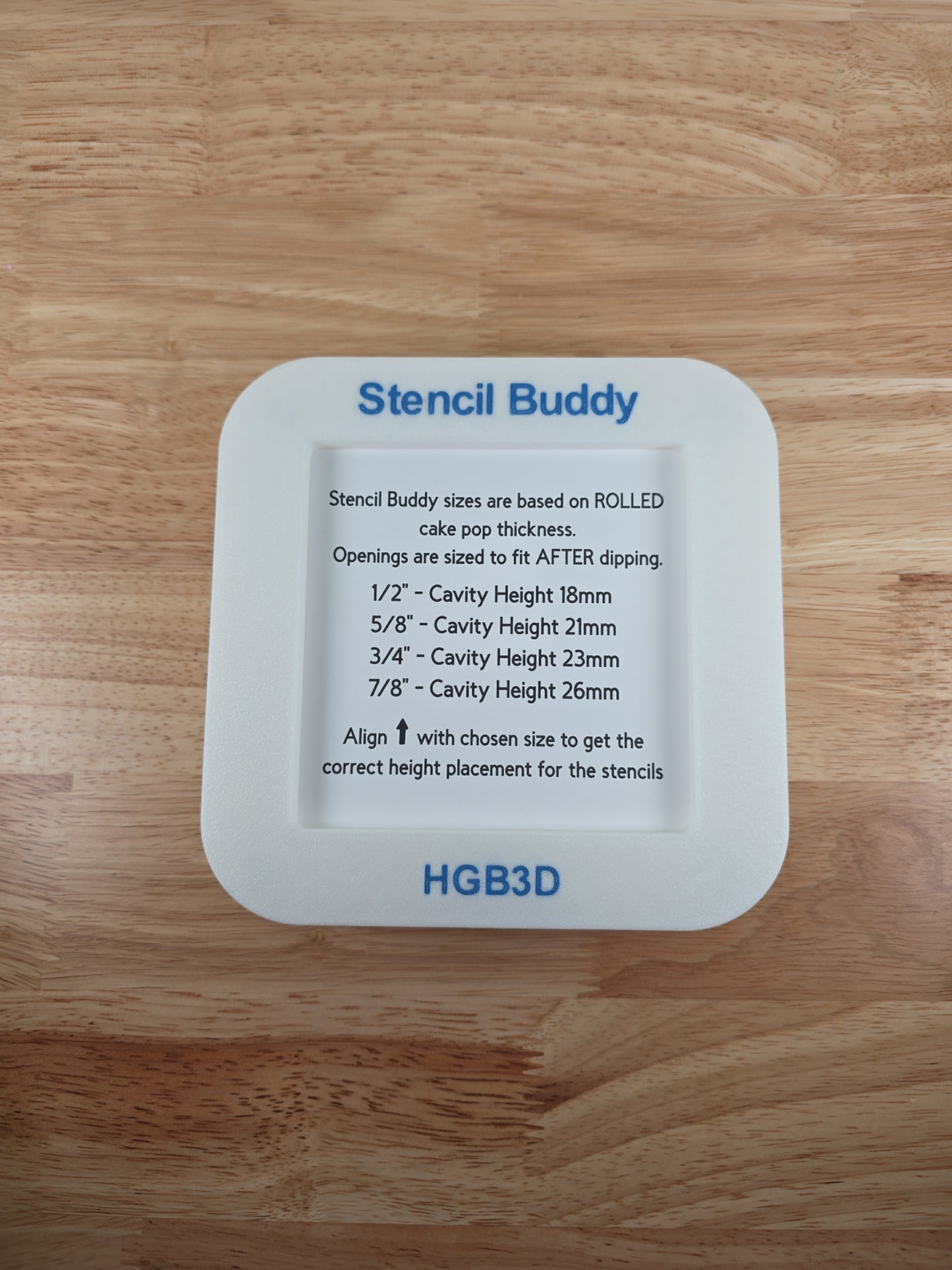 Cakesicle Stencil Buddy | Hands-Free Decorating Tool | Cakesicle Stencil Holder