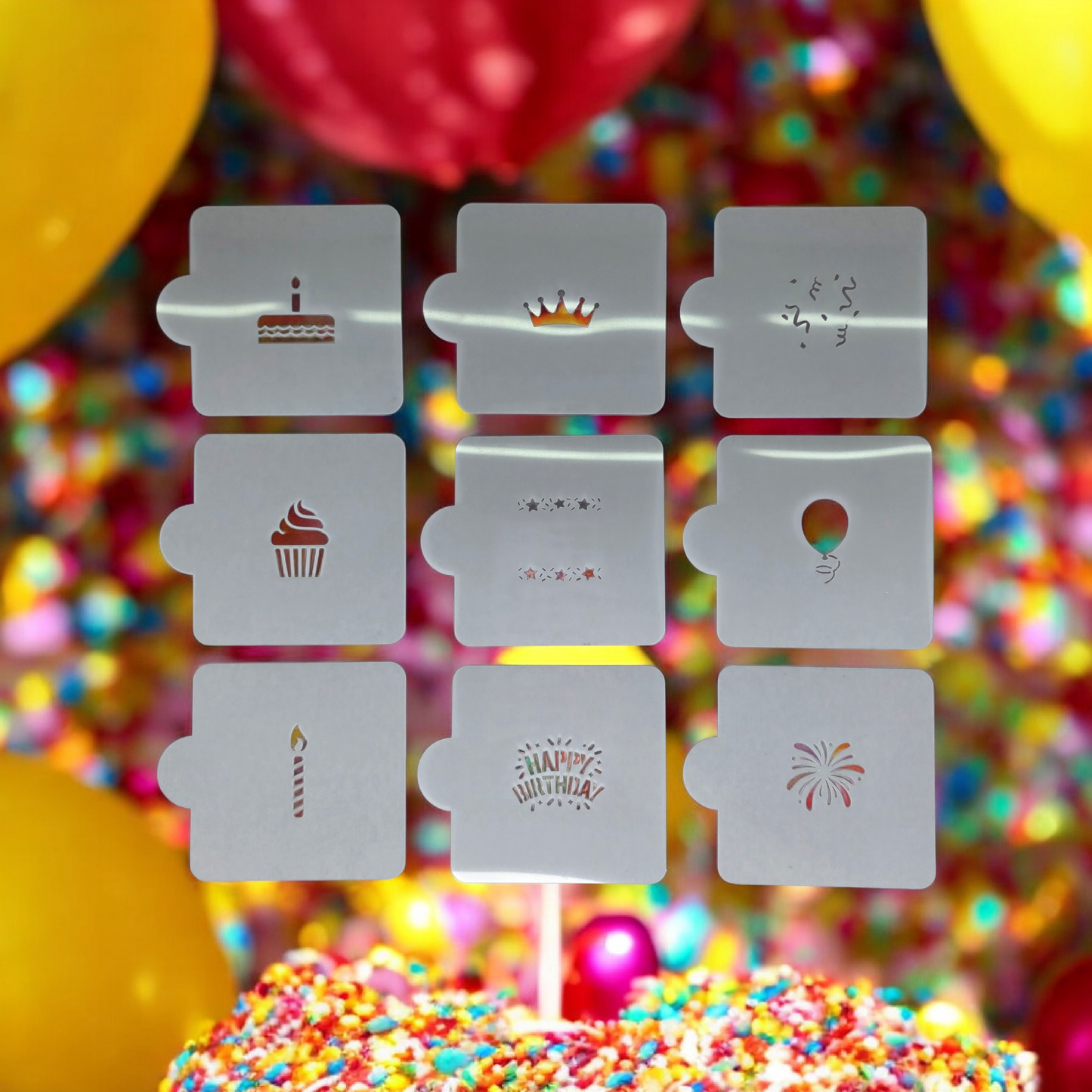 Stencils - Happy Birthday