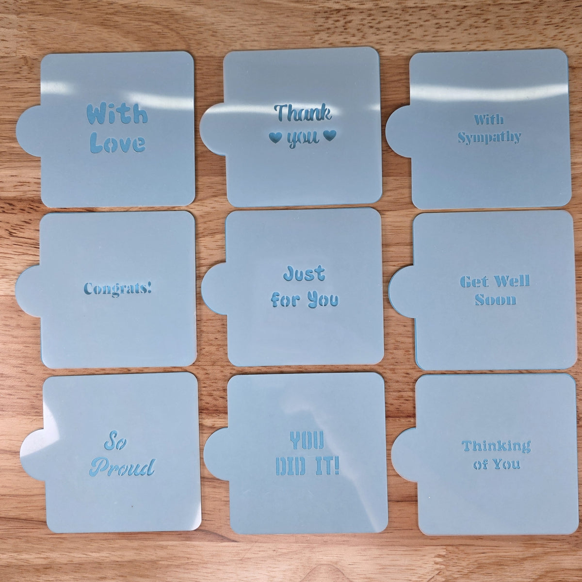 Sentances Stencil Classic Sayings Stencil Set - Any Occasion, Every Day – HGB 3D