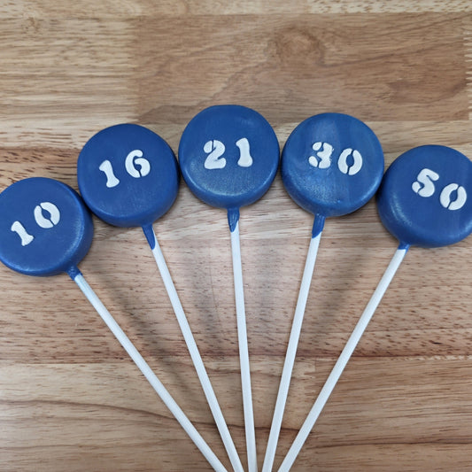 Double Digit Number Stencil Set for Cake Pops | 2 Digit Birthday Age Stencils