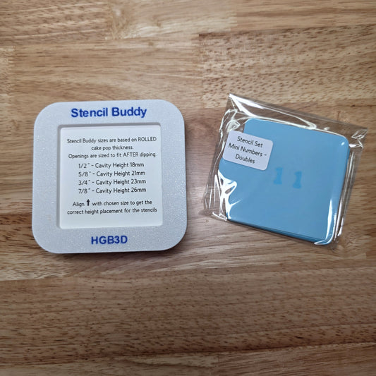 Double Digit Number Stencil Set for Cake Pops | 2 Digit Birthday Age Stencils