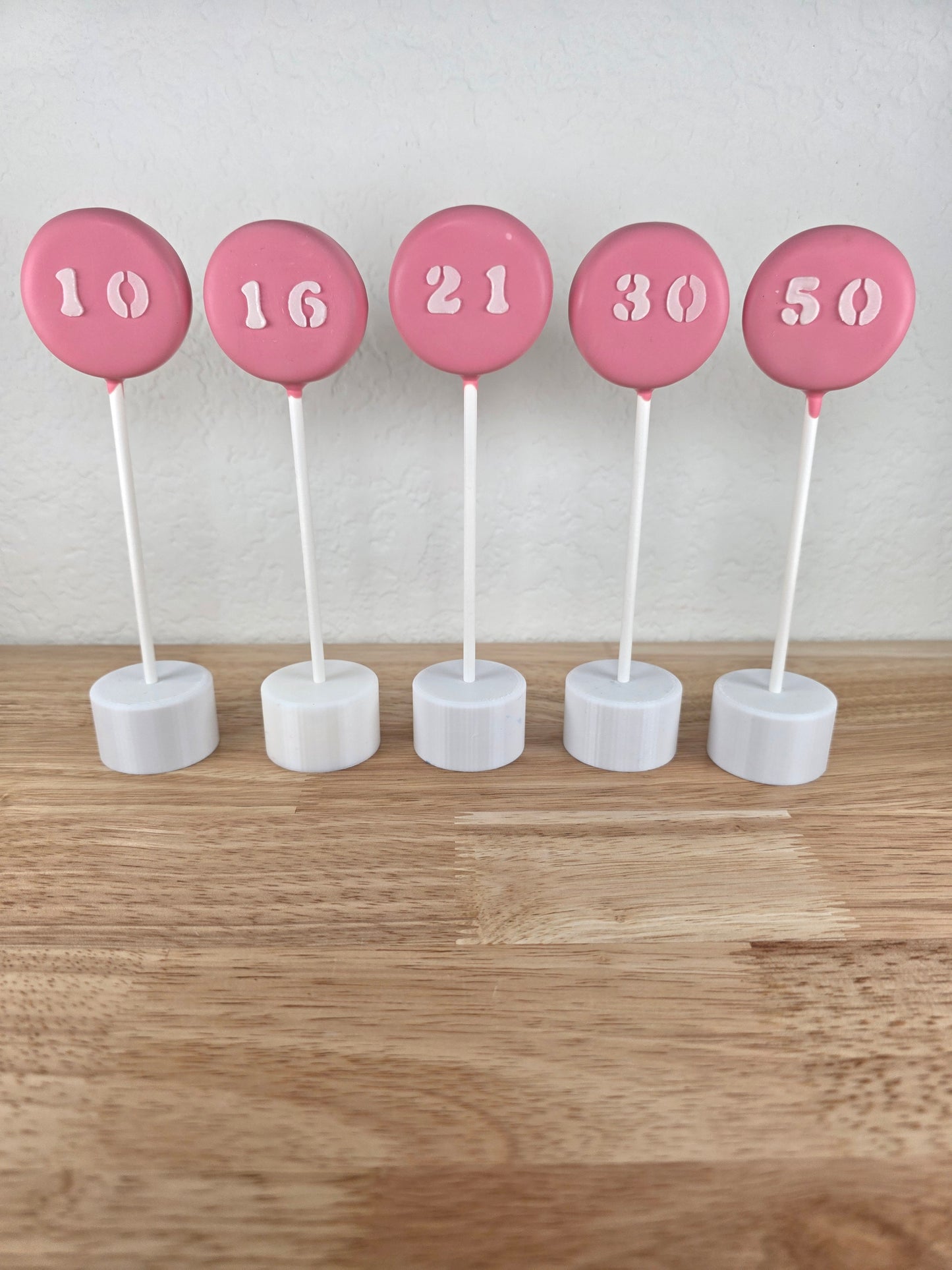 Double Digit Number Stencil Set for Cake Pops | 2 Digit Birthday Age Stencils