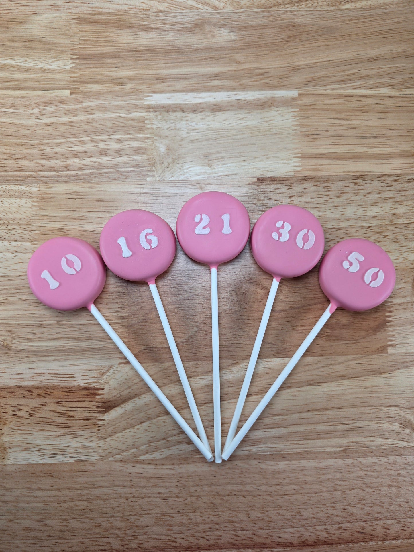 Double Digit Number Stencil Set for Cake Pops | 2 Digit Birthday Age Stencils