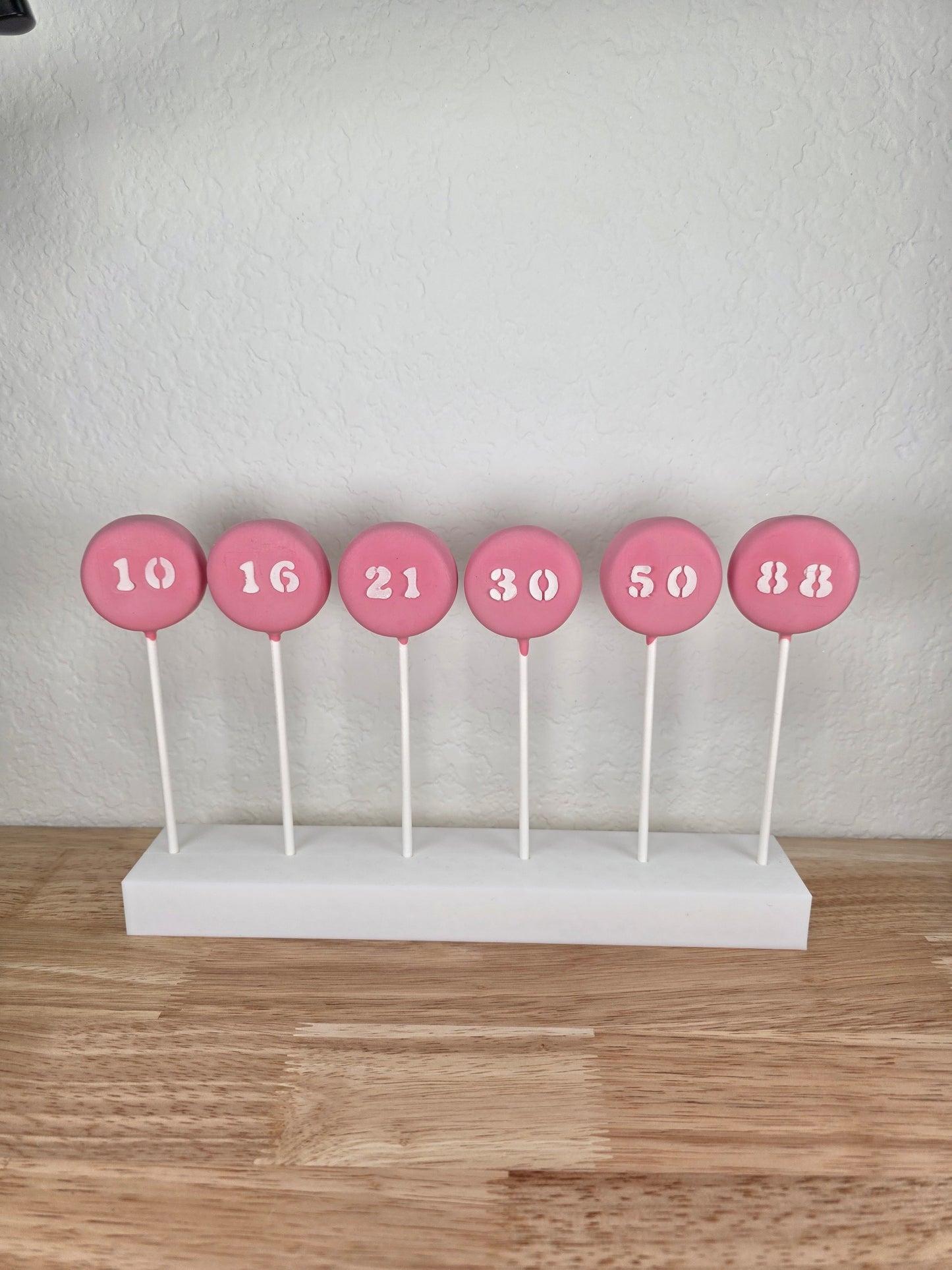 Double Digit Number Stencil Set for Cake Pops | 2 Digit Birthday Age Stencils