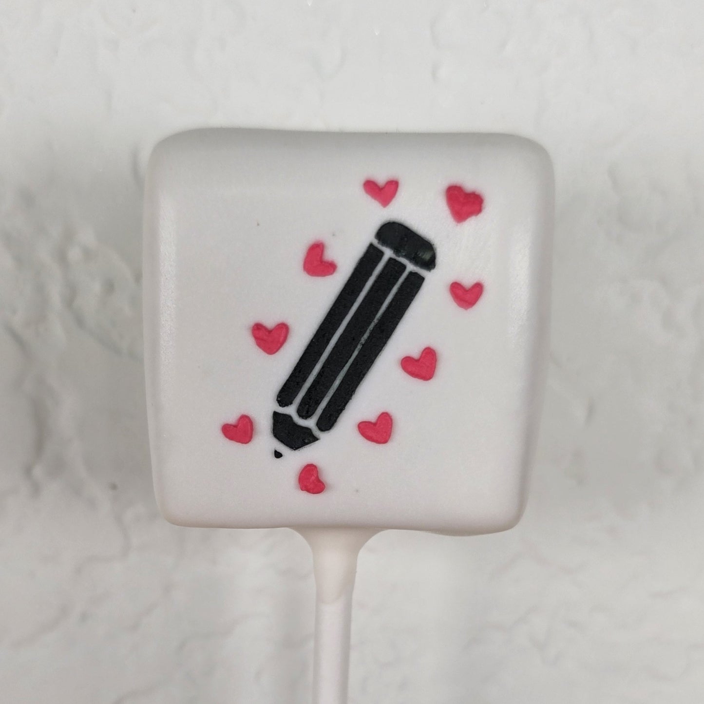 Teacher Appreciation Icon Stencil Set for cake pops and small treats