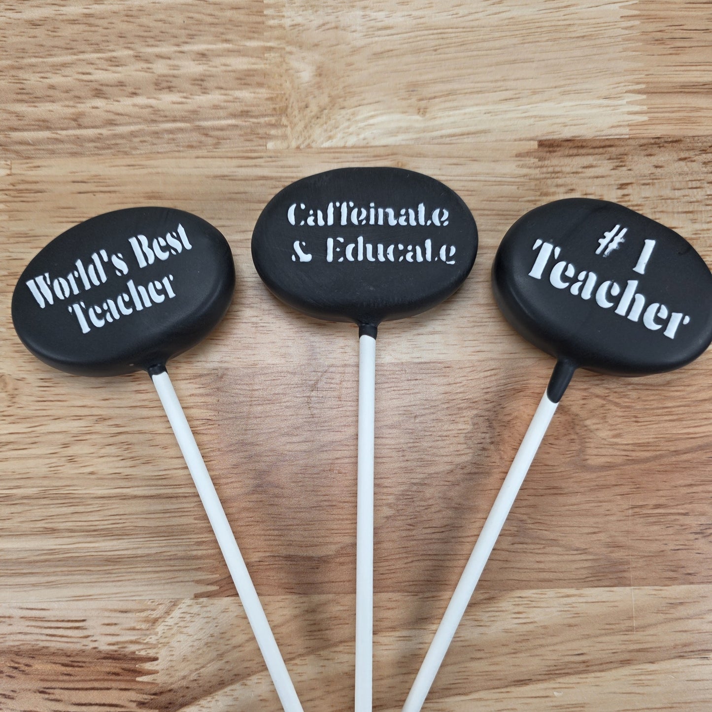Teacher Appreciation Sayings Stencil Set – Mini Phrase Stencils for Cake Pops & Cookies