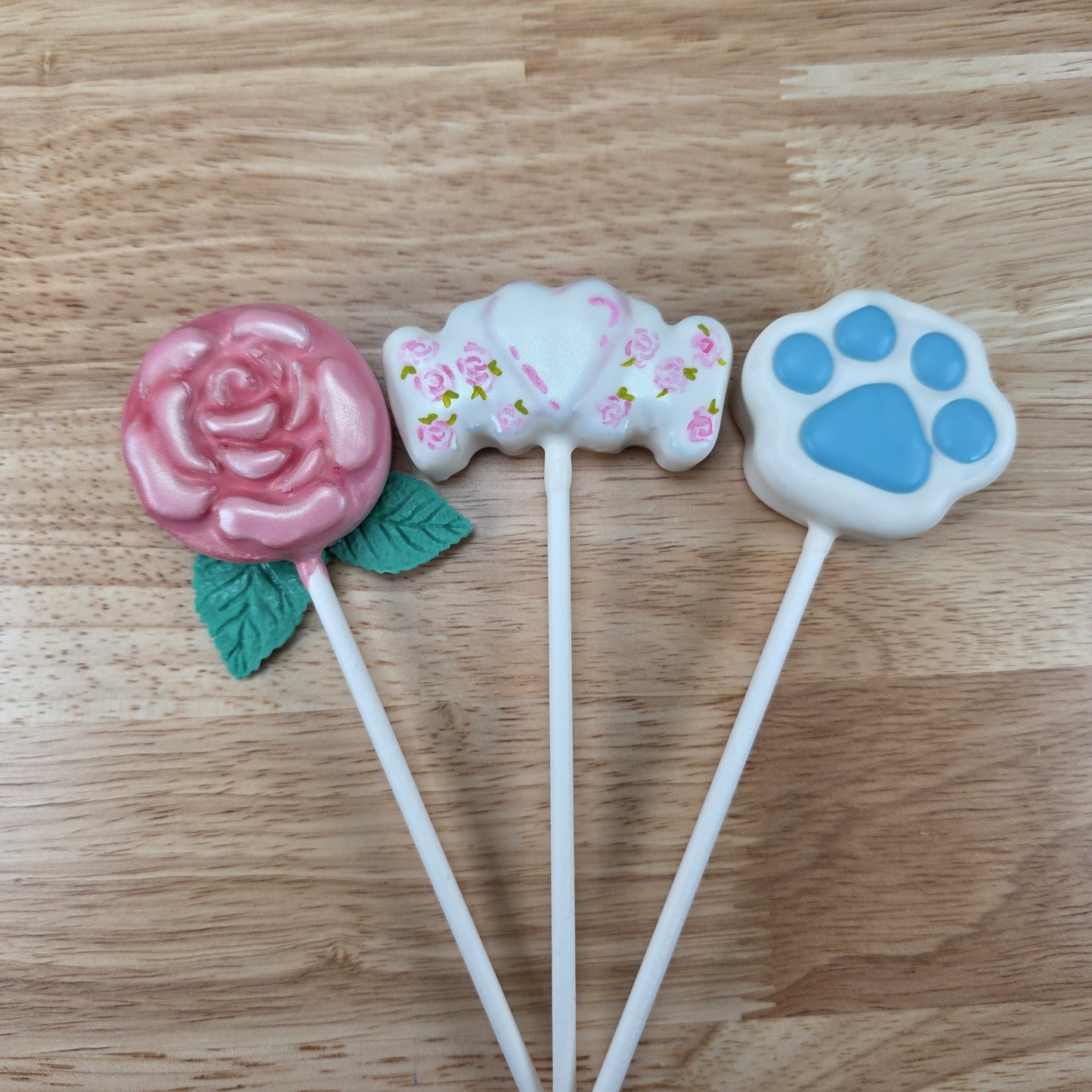 Mother's Day Cake Pop Stencils – Lace, Mama Bear, Dog Mom Designs