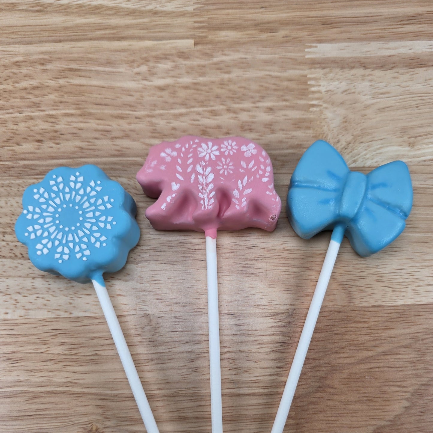 Mother's Day Cake Pop Stencils – Lace, Mama Bear, Dog Mom Designs