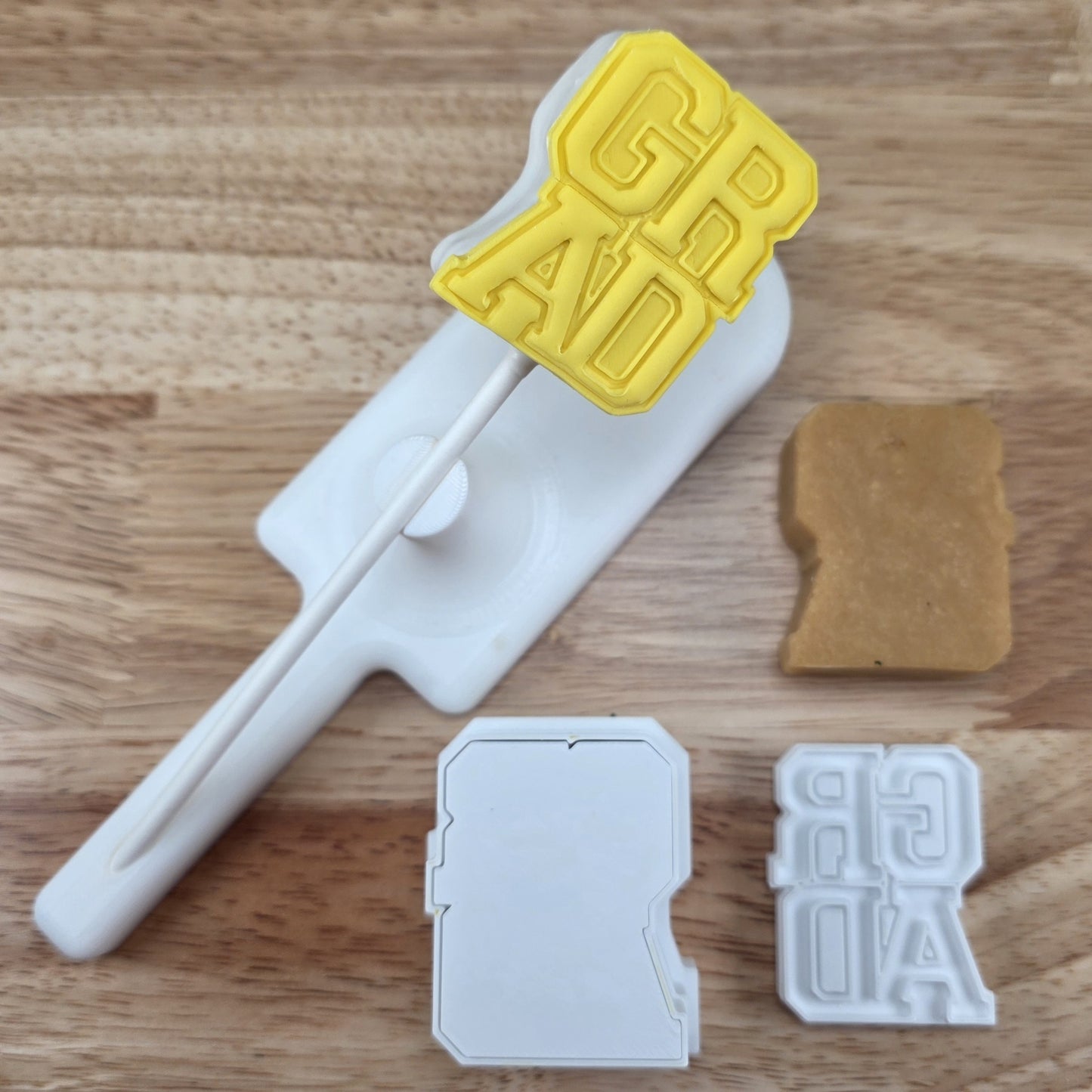 Graduation Cake Pop Cutters | Mix & Match Set | Cap, Diploma, GRAD, Robe Shapes | Class of 2026 Treat