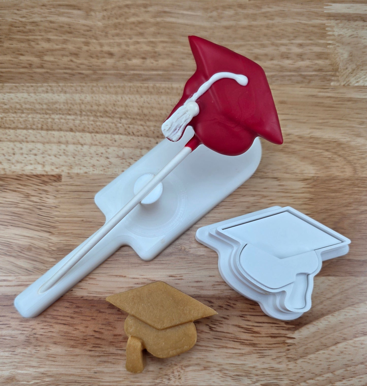 Graduation Cake Pop Cutters | Mix & Match Set | Cap, Diploma, GRAD, Robe Shapes | Class of 2026 Treat