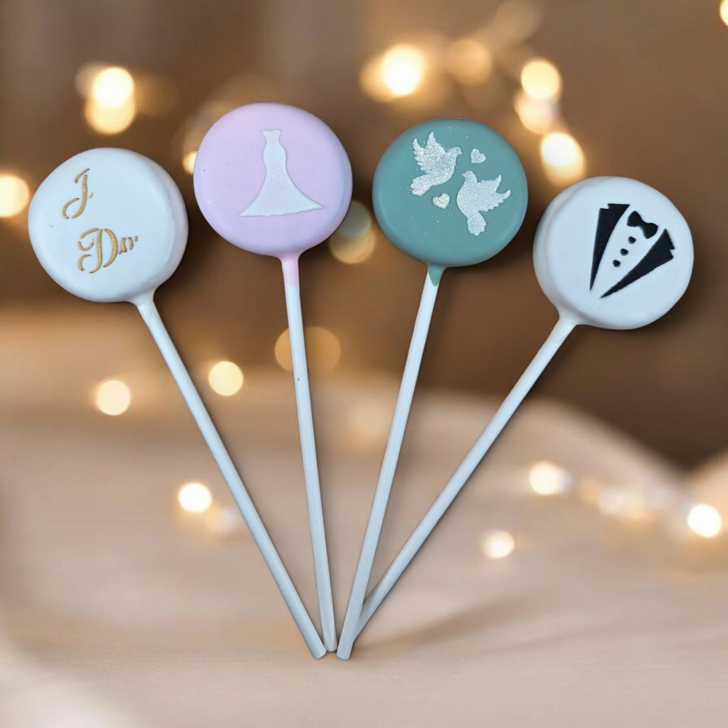 Wedding Stencil Set for cake pops and small treats