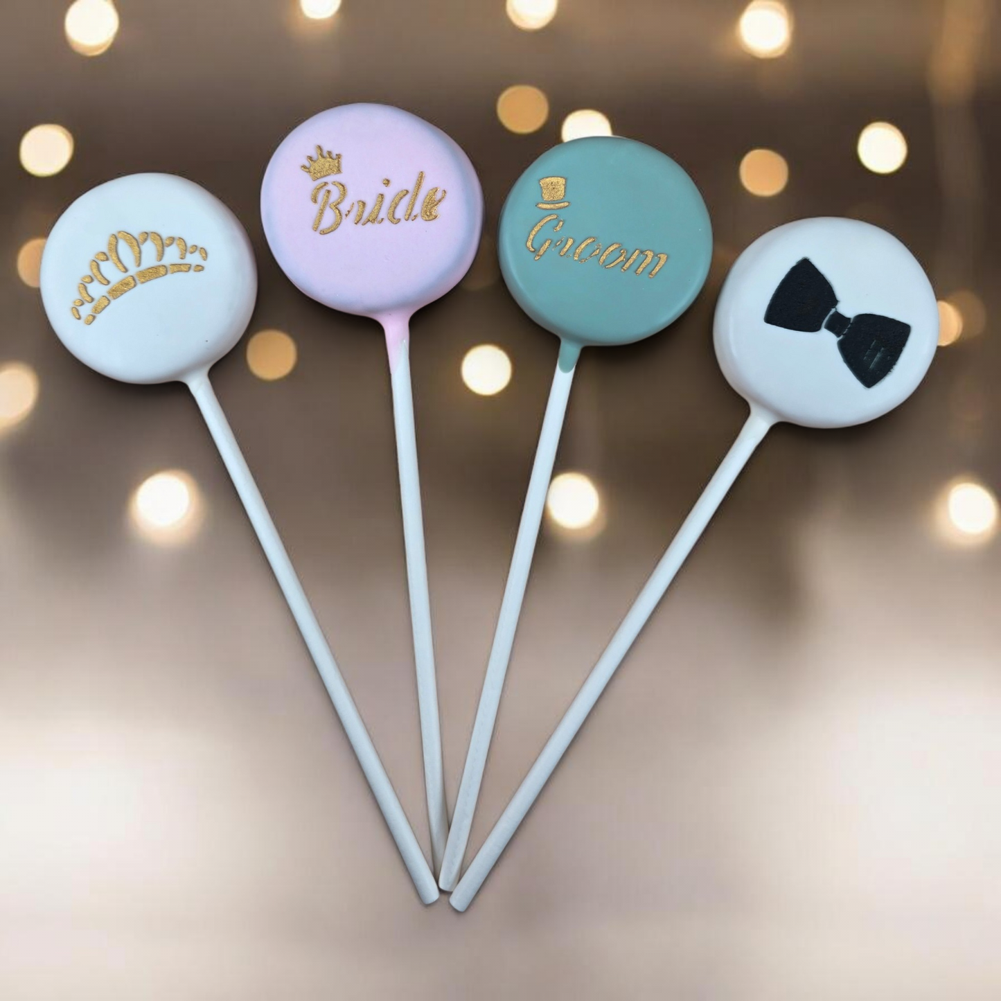 Wedding Stencil Set for cake pops and small treats