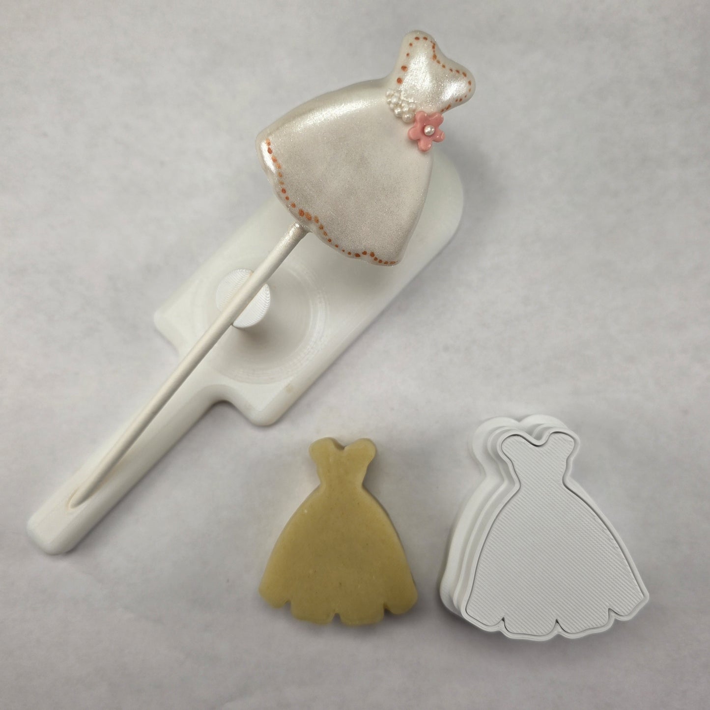 Wedding Dress Cake pop Cutter