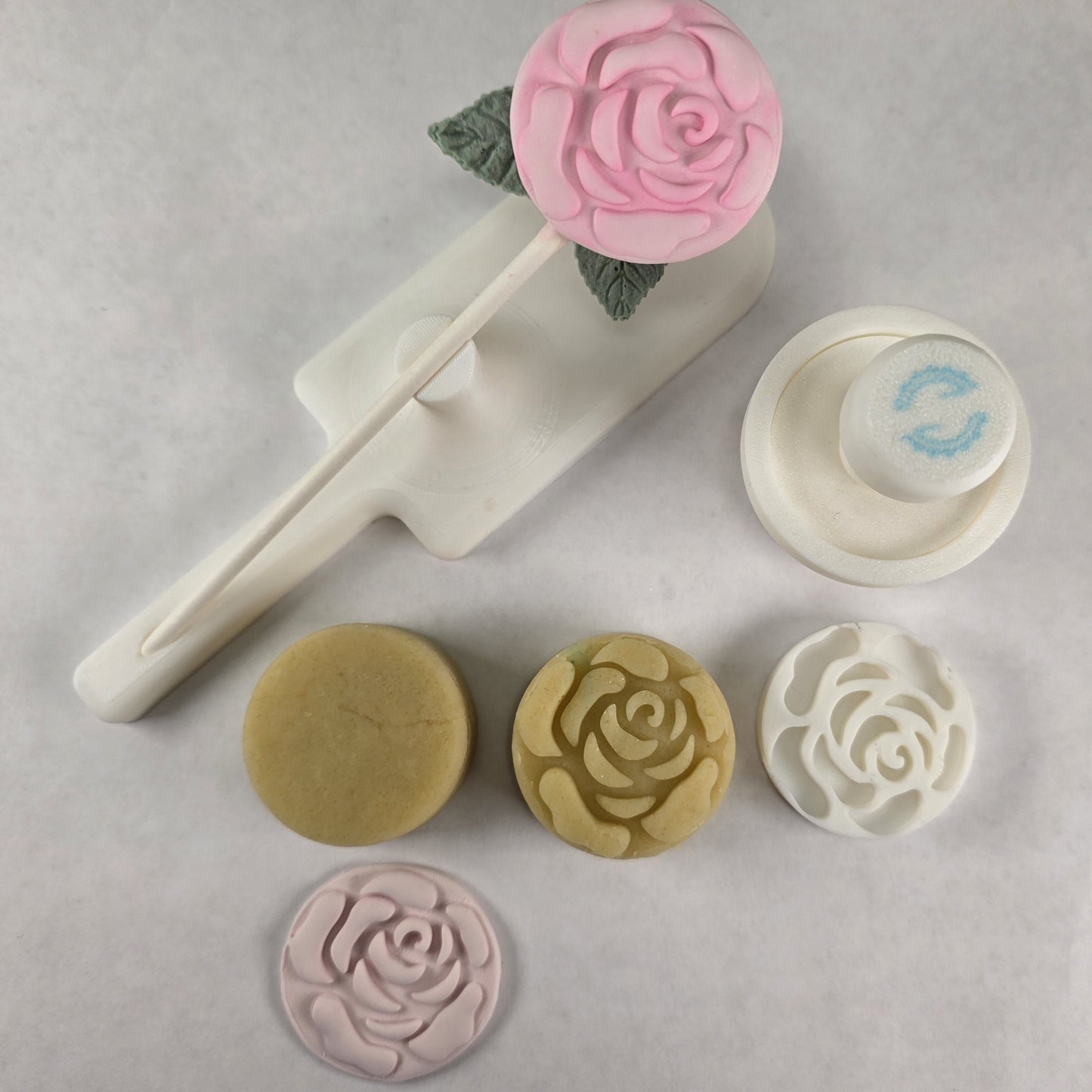 Rose Cake pop Cutter & Embosser set