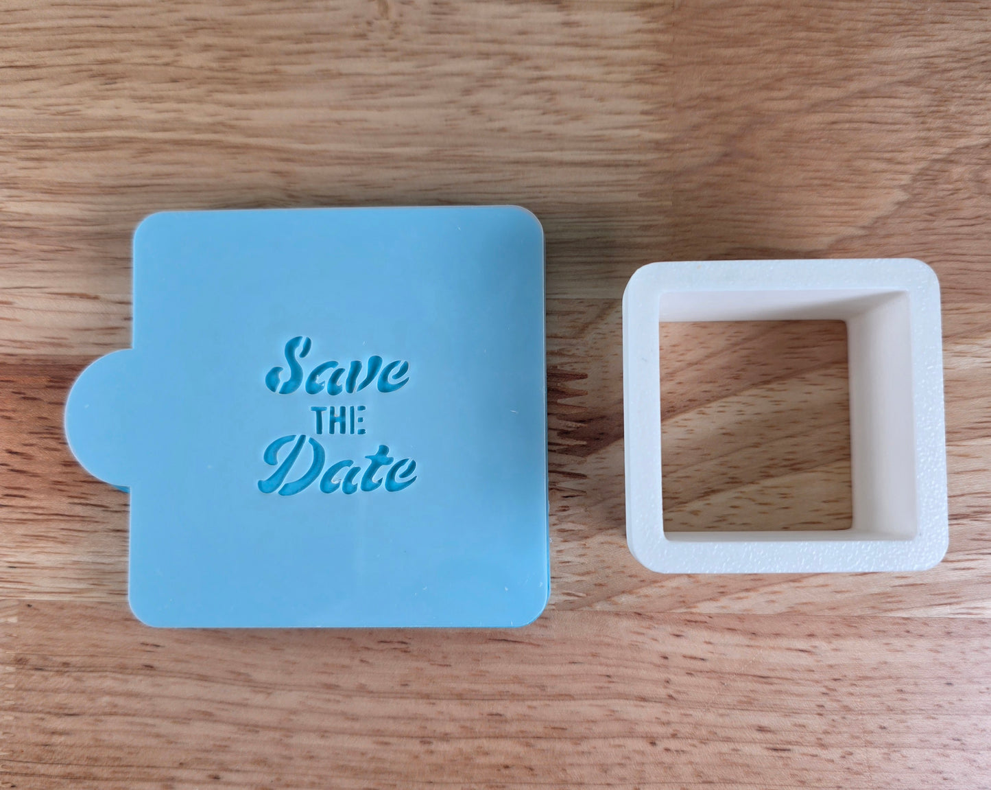 Save the Date Stencil Set cake pops and small treats