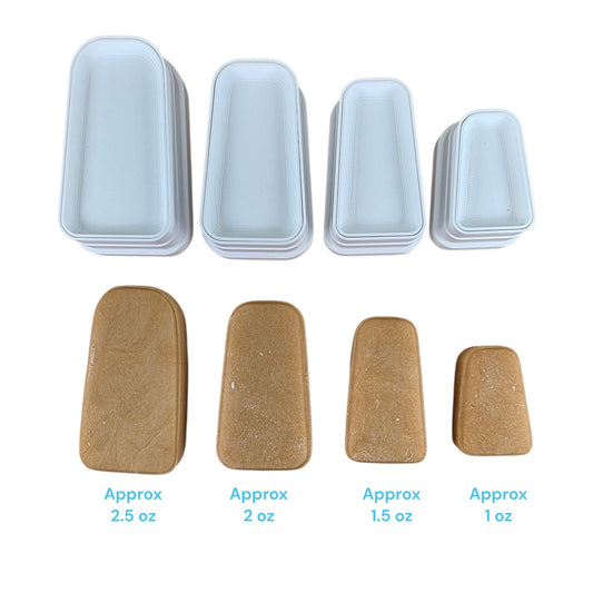 Cakesicle Cutter with Rounded Edge Design for Molded Style Cakesicles | Available in 1 oz, 1.5 oz, 2 oz & 2.5 oz Sizes