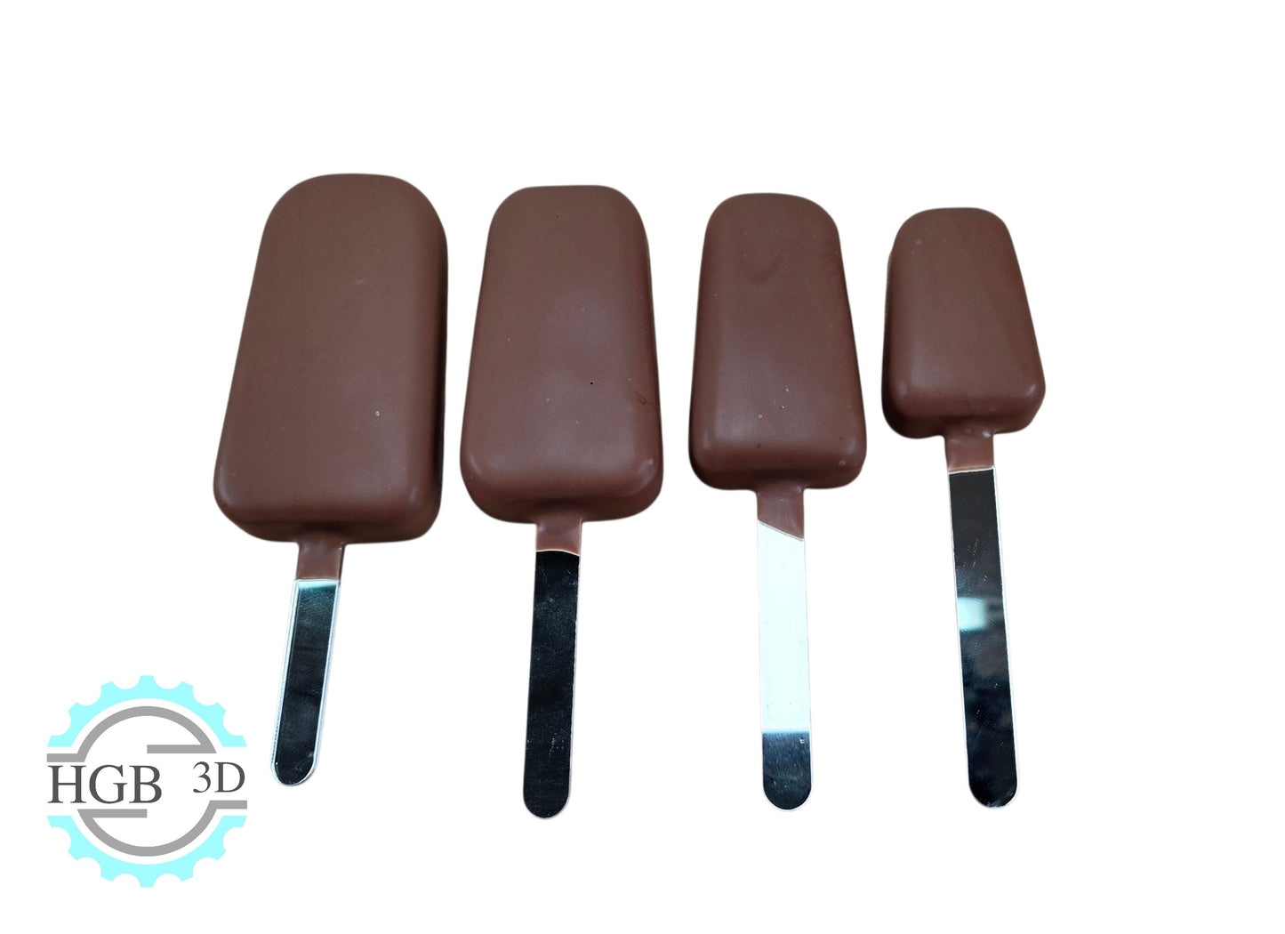 Cakesicle Starter Kit with Rounded Edge Design for Molded Style Cakesicles | Includes 4 Cakesicle Cutters, Stand & 16mm Rolling Guides