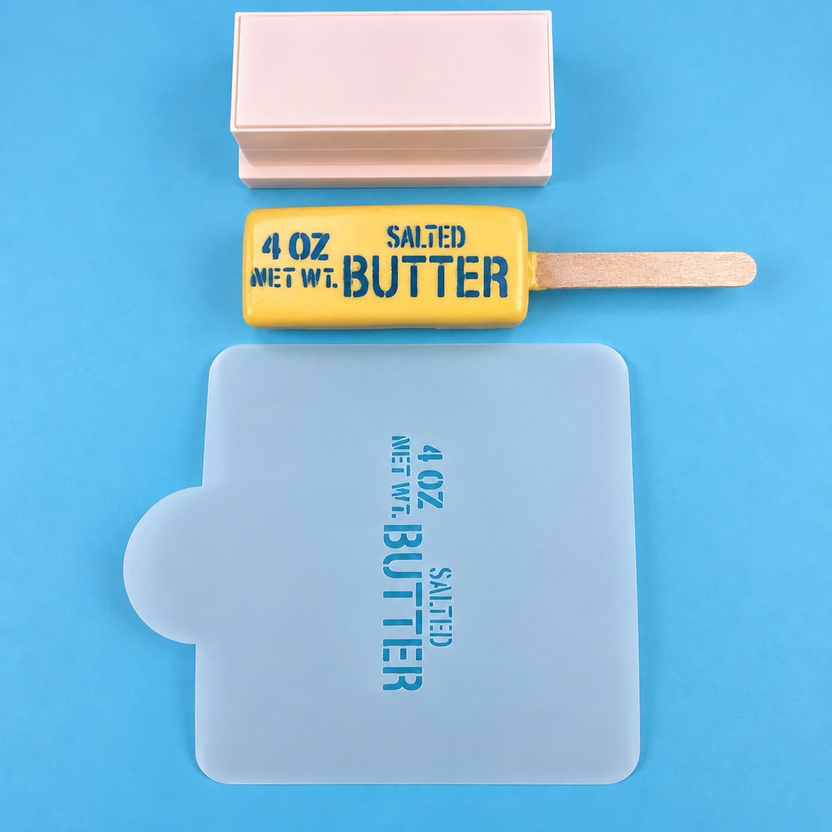 Butter Cakesicle Cutter and Stencil Set