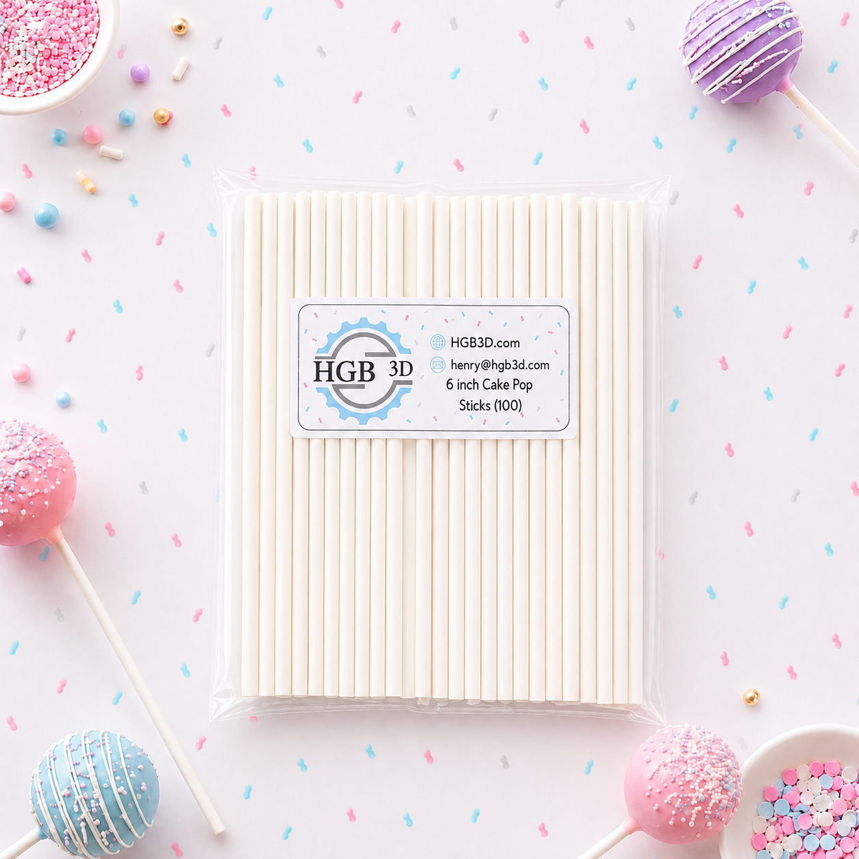 Cake pop sticks - 100