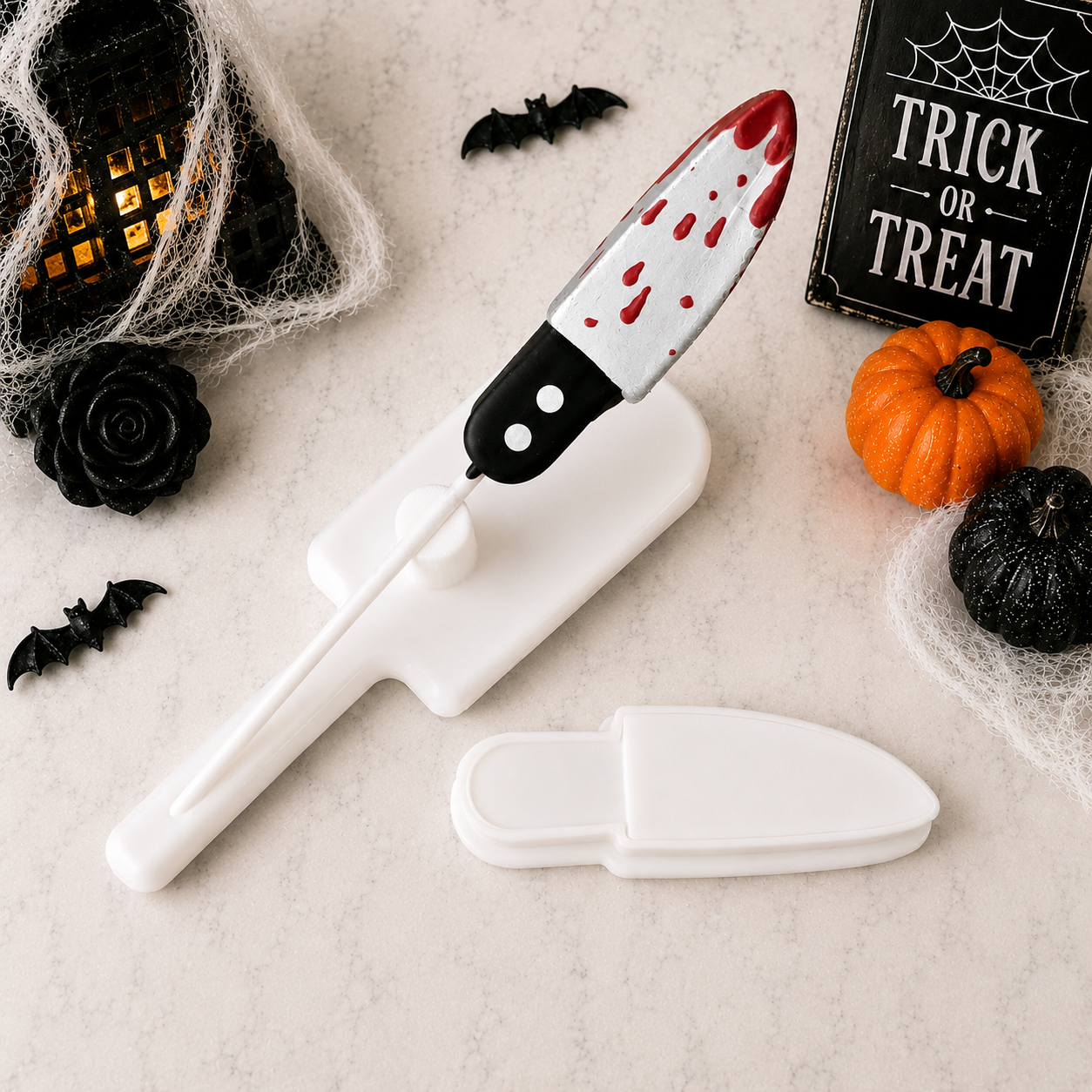 Halloween Knife cake pop with cutter