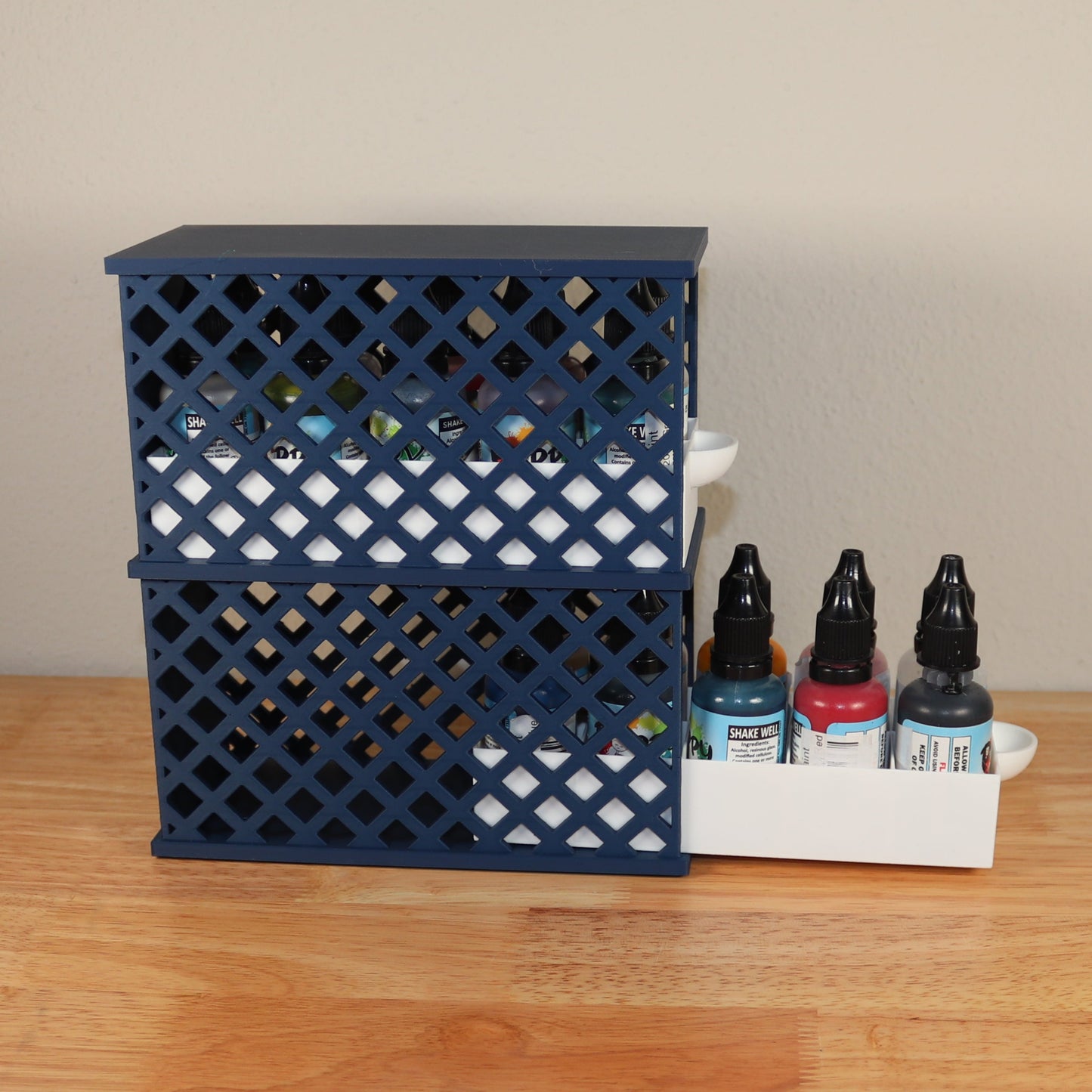 Chocolate Paint Storage Organizer