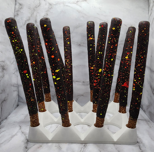 12 Hole Volcano Pretzel Rod Stand