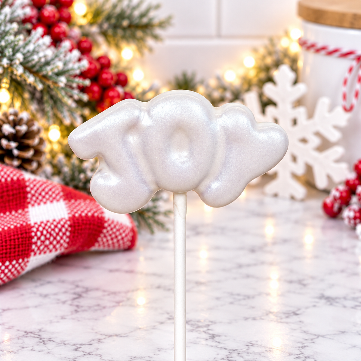 Joy Christmas Cake pop