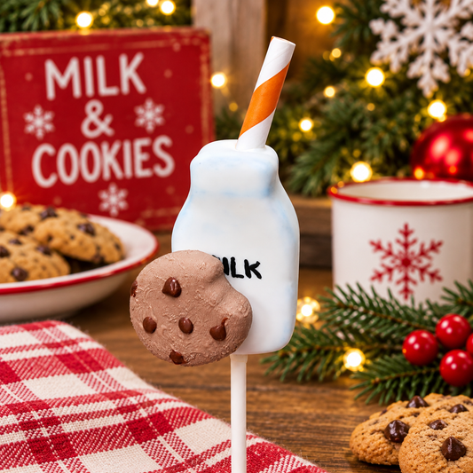 Milk & Cookie Christmas Cake Pop Cutter, Milk & Cookie cake pop press, Christmas Cake Pop mold