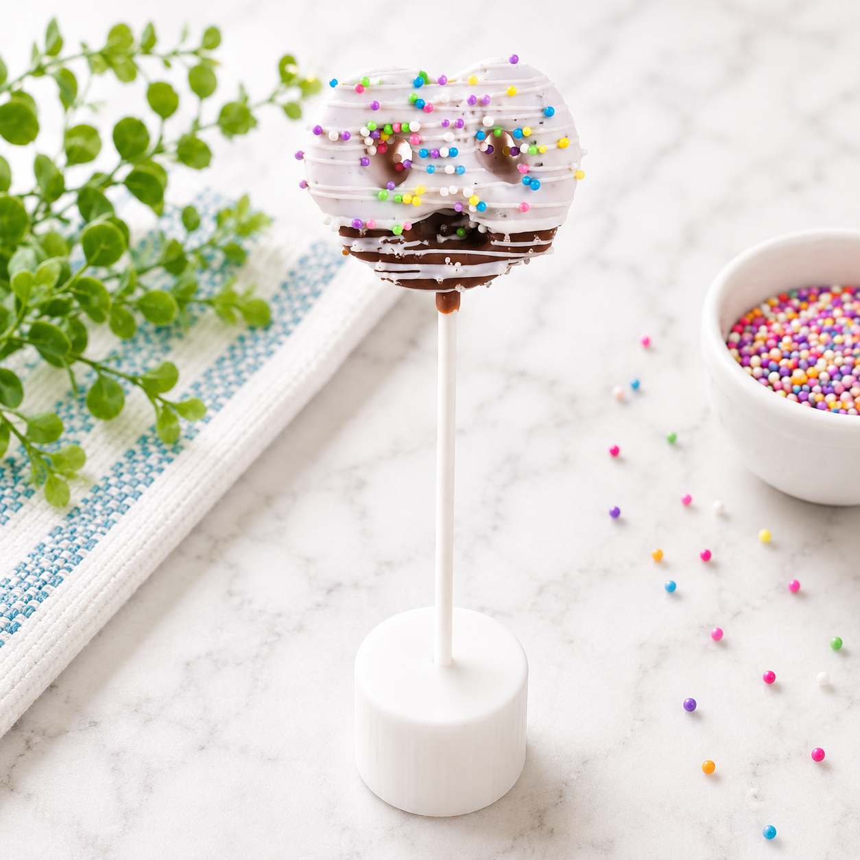 Pretzel Cake Pop Cutter with Matching Embossing Plunger | Cookie Dough, Fondant and Modeling Chocolate Tool