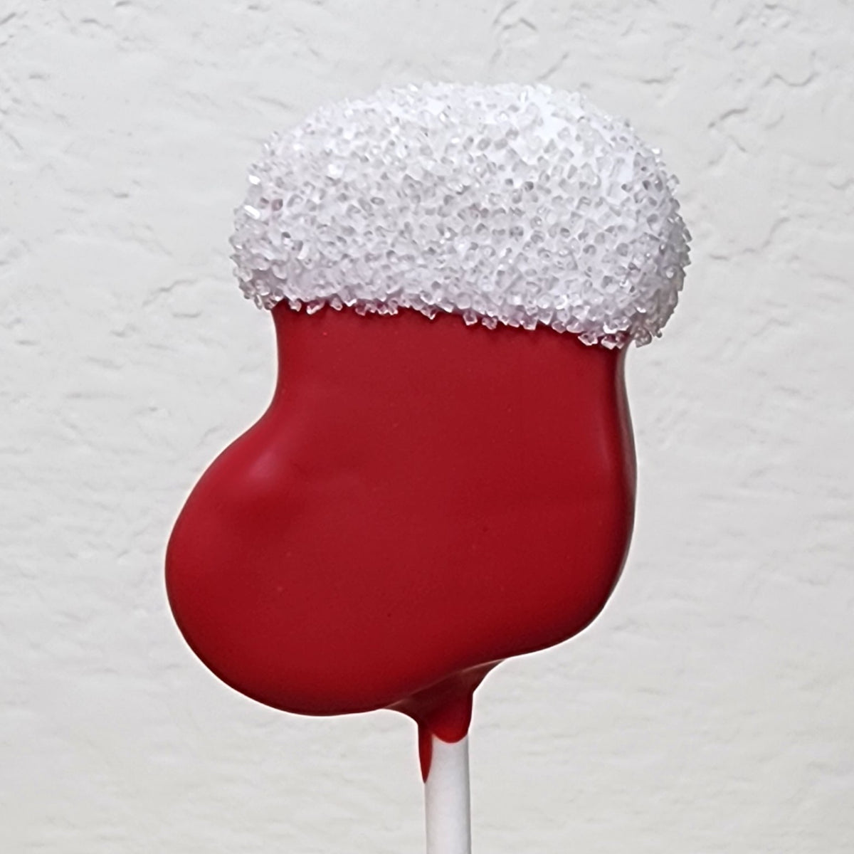 Stocking cake pop