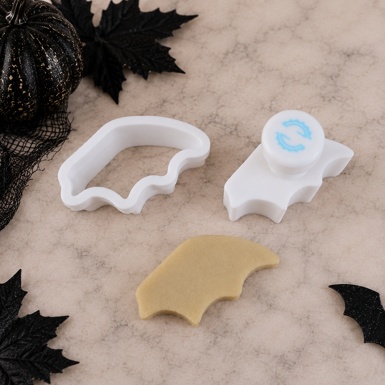 Wing cake pop cutter and cut dough