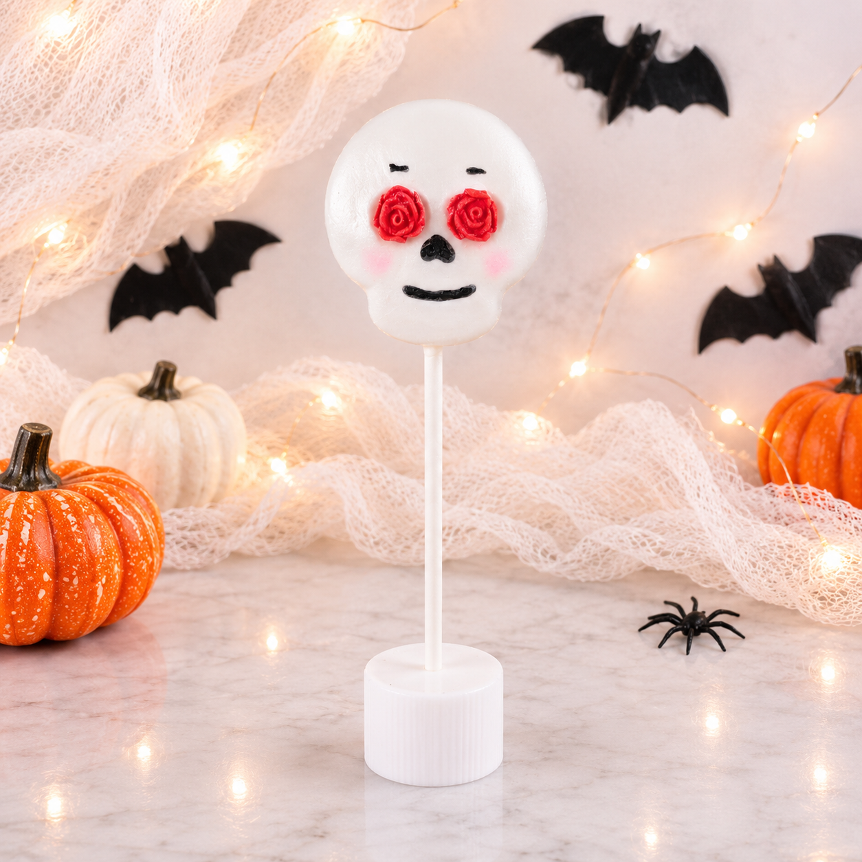 Skull Cake Pop Cutter with Matching Indent Plunger