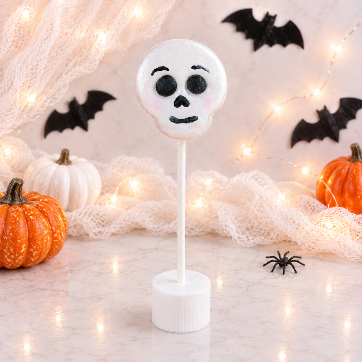 Skull Cake Pop Cutter with Matching Indent Plunger