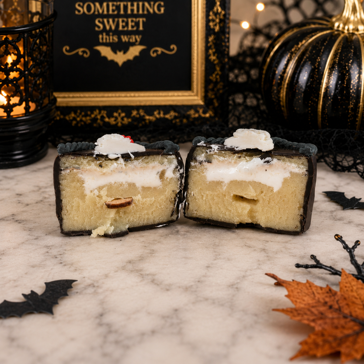 Stuffed Coffin Cakesicle Cutter with Indent Plunger