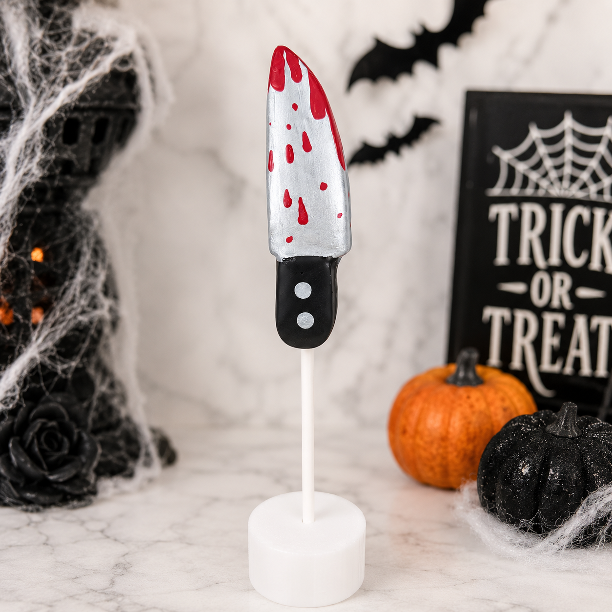 Knife Cake Pop Cutter with Embossing Plunger