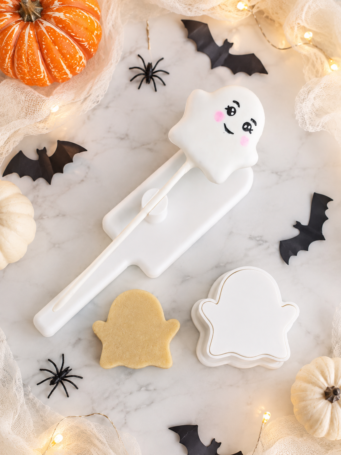 Ghost Cake Pop Cutter with Matching Plunger