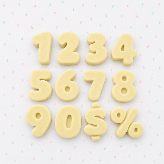 Number Cake Pop Cutters & Indent Press Set – Create Perfect Number Cake Pops with Ease!