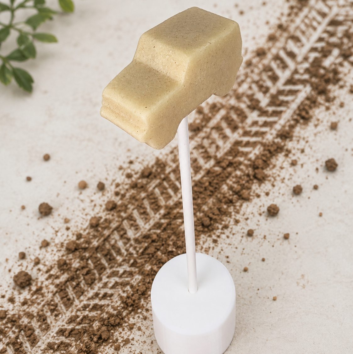 Off-road SUV cake pop dough