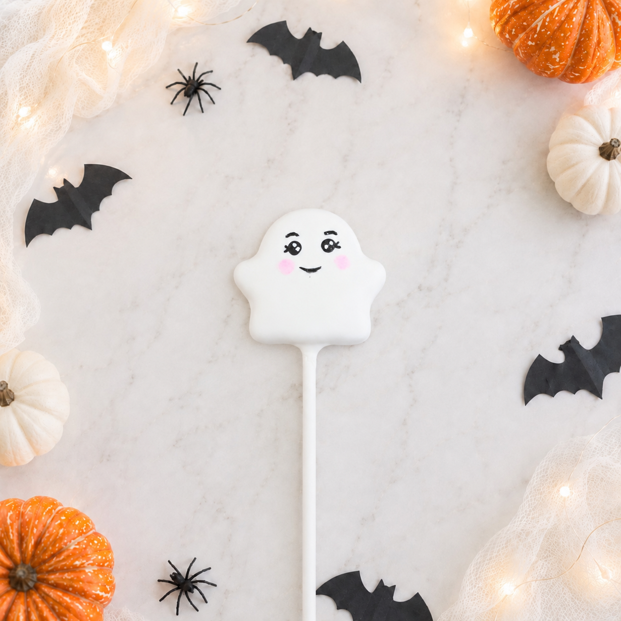 Ghost Cake Pop Cutter with Matching Plunger